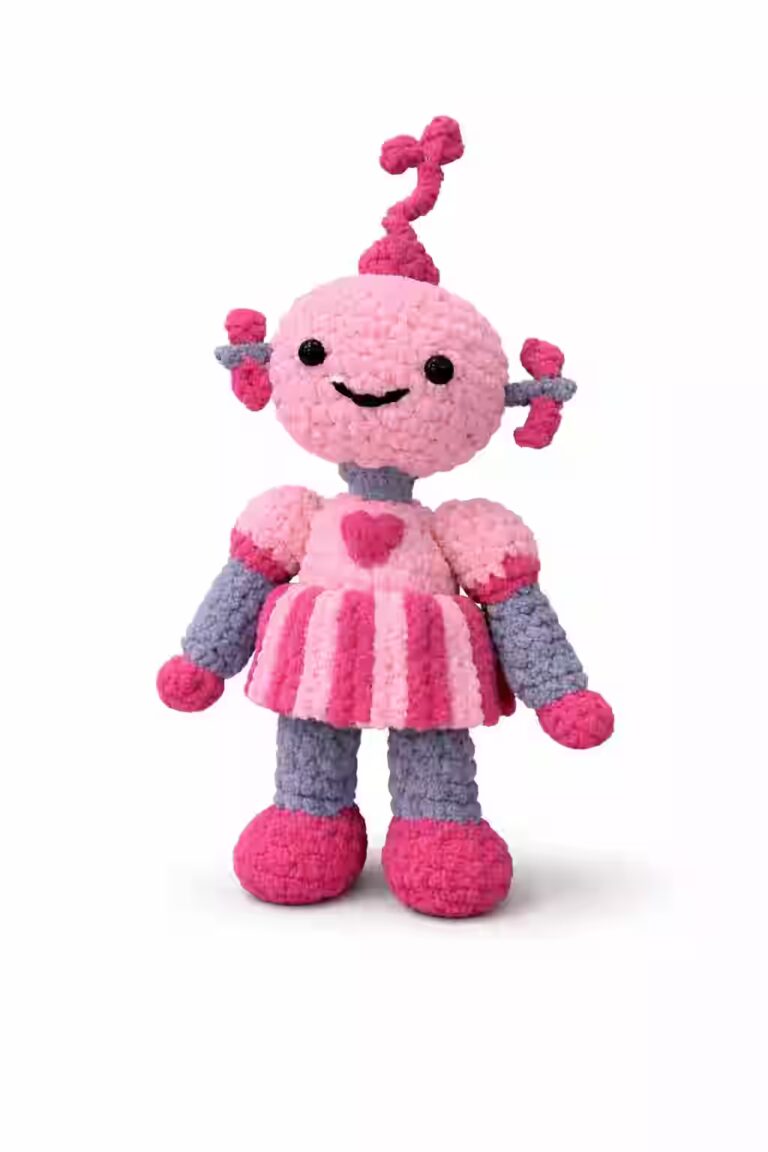Lilly – Handcrafted Crocheted Doll (30cm)