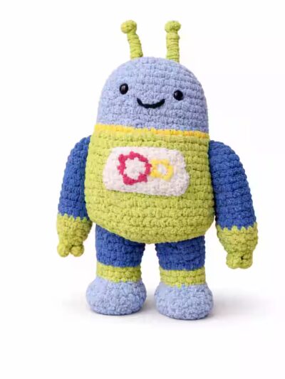 Robbie – Handcrafted Crocheted Doll (30cm)